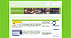 Desktop Screenshot of imagesec.com.br
